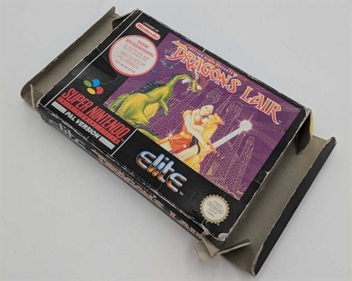 Dragon\'s Lair - Komplet i Æske - SNES - (SCN) (C Grade) (Genbrug)